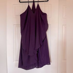 Deep Purple Midi Dress
